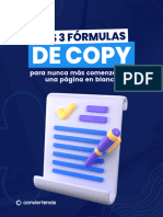 Las 3 Formulas de Copy para Más Nunca Comenzar Con Una Página en Blanco