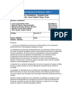 Examen Final de Etica y Ciudadania Seccion 5 León Mauricio Mendoza Montes Mori