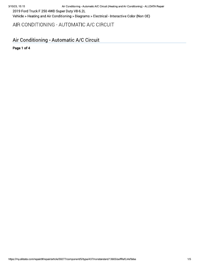 Ford F250 2019 6.2 L - AC | PDF