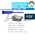 La Consonante B para Ninos de Cinco Anos