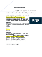 SIMULADO 3º III UNIDADE QUÍMICA