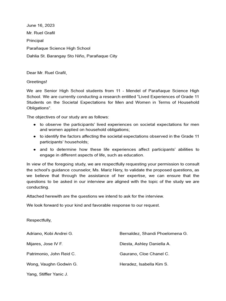 Practical research i validation letter docx 1 pdf