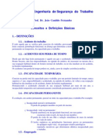 Introdução à Engenharia de Segurança do Trabalho