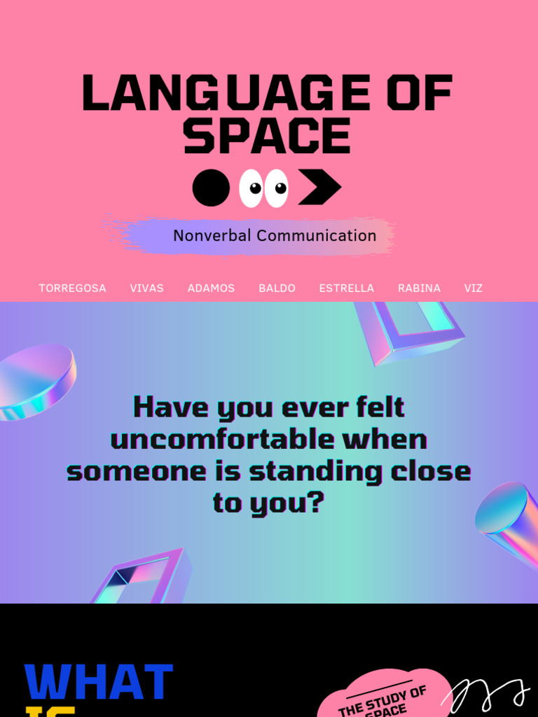 Understanding Space Language in Communication | PDF