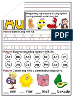 A-Z Worksheet - Daycare 1