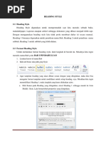Membuat Bab dan Sub Bab Otomatis di Word | PDF | Komputer