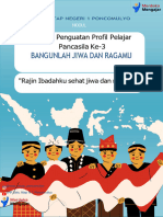 Modul Projek SATAP PONCO - Rajin Ibadahku, Sehat Jiwa Dan Ragaku - Fase D