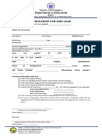 Gsis Application Form For Loan