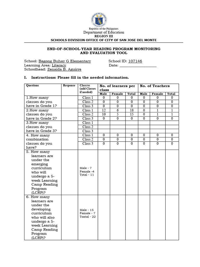 Monitoring Tools For NLC Reading PDF