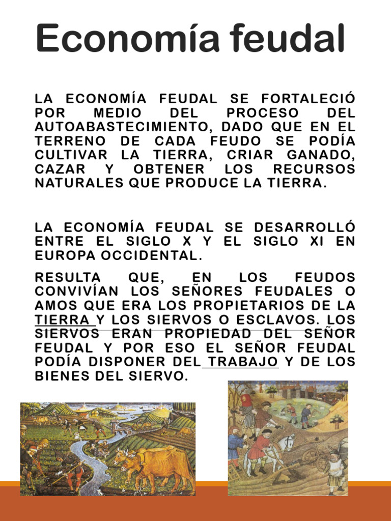 Economía Feudal | PDF | Ciencias sociales | Clásicos