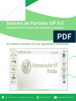 Brochure Sistema de Partidas SIP v5.0