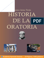 Historia Científica de La Oratoria