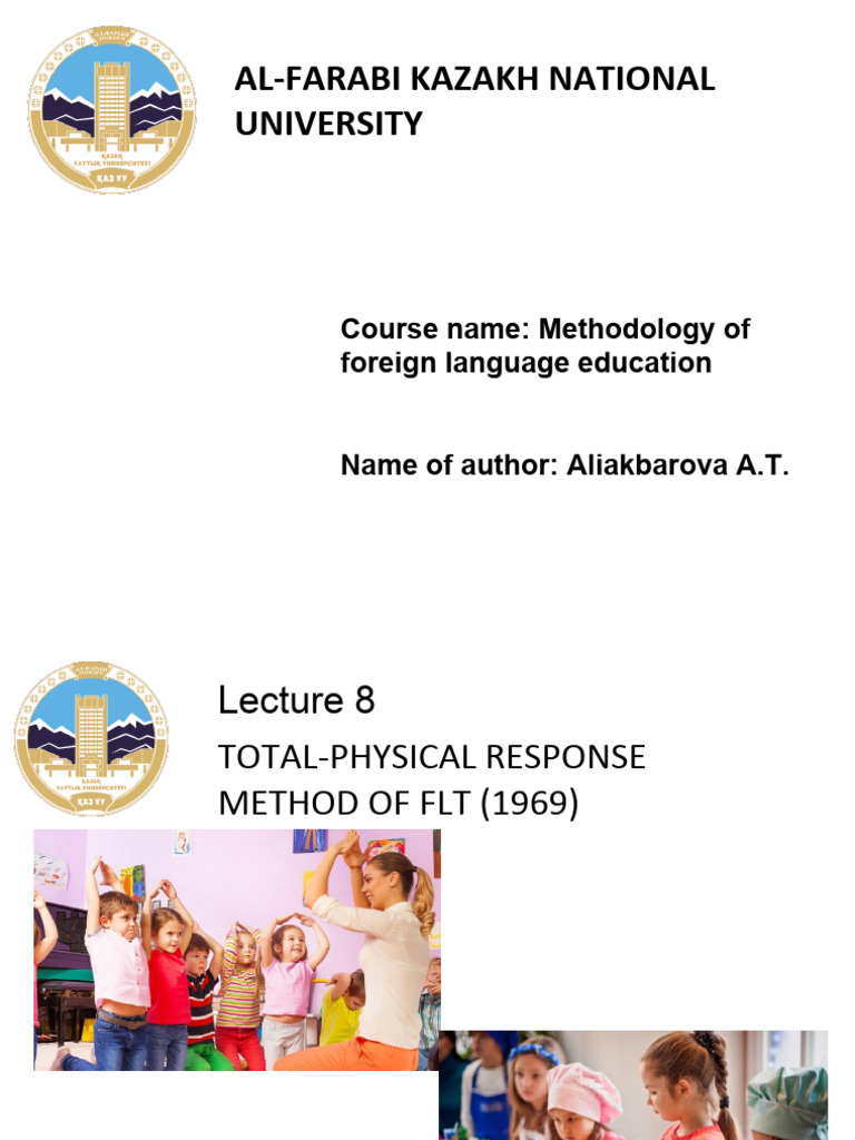 Lecture 8 Total-Physical Response Method | PDF | Human Communication ...