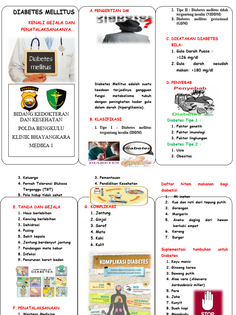 Leaflet diabetes mellitus pdf