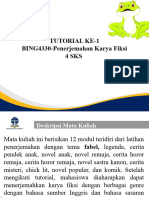 Tuton Inisiasi 1 Penerjemahan Karya Fiksi