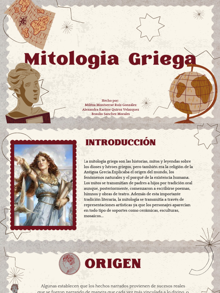 Mitos y dioses de la mitología griega | PDF