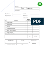 Form Check List Inspeksi Bor Listrik