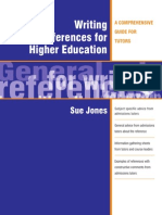 Writing References For Higher Education