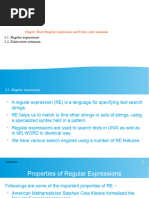 Chapter Three Regular Expressions and Finite-State Automata