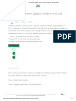 How To Draw Different Types of Circles in Android - GeeksforGeeks