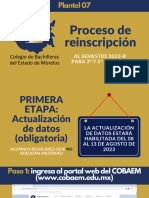 Proceso de Reinscripción