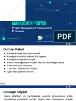 1-Project Management Framework and Processes