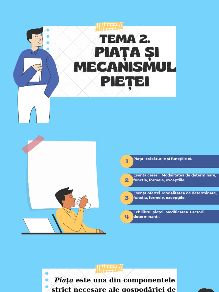 Tema 2. Piața Și Mecanismul Pieței PDF
