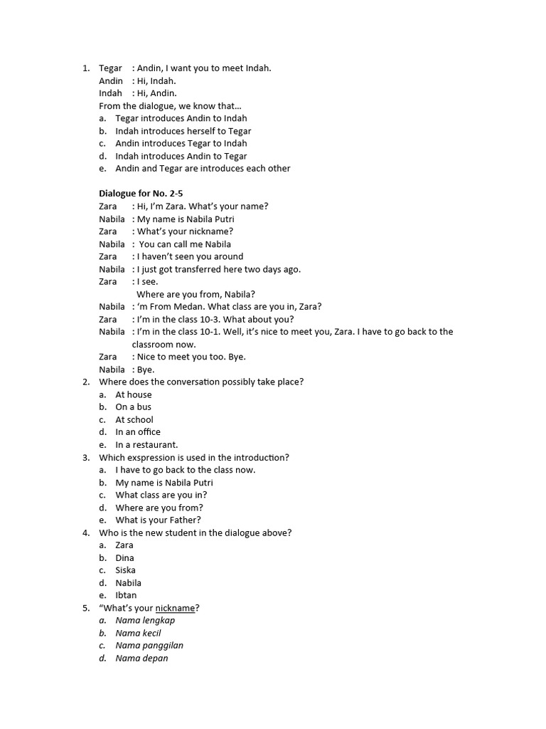 B Inggris Kelas 10 Pdf Malaysia Indonesia