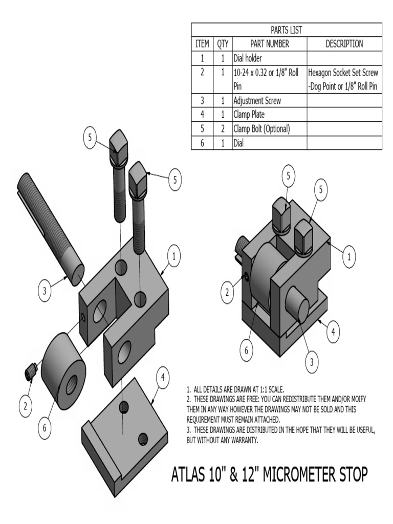 Atlas Micrometer Stop PDF