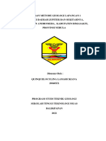 Format Laporan Metode Geologi Lapangan 1