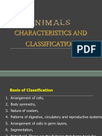 Animals Characteristics and Classification