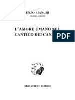 Enzo Bianchi - Amore - Umano - Nel Cantico Dei Cantici - MC