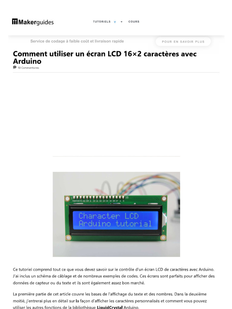 Cours Ecran LCD | PDF