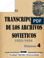 Transcripciones de Archivos Soviitcos 1922-24 Vol 4-K