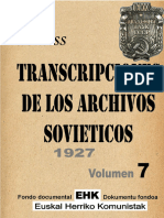 Transcripciones de Archivos Soviitcos 1922-24 Vol 7-K