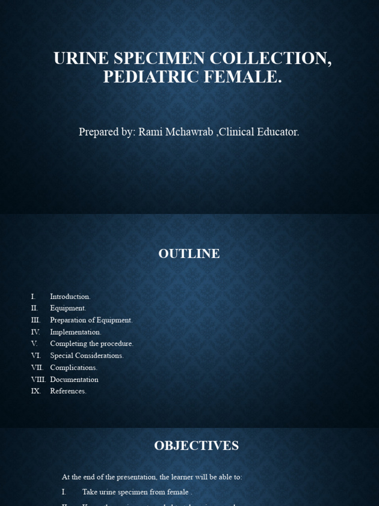 15 Urine Test Collection Female | PDF | Urinary Tract Infection ...