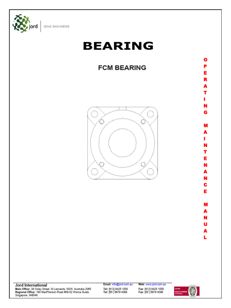 Fcm Bearing Manual Pdf
