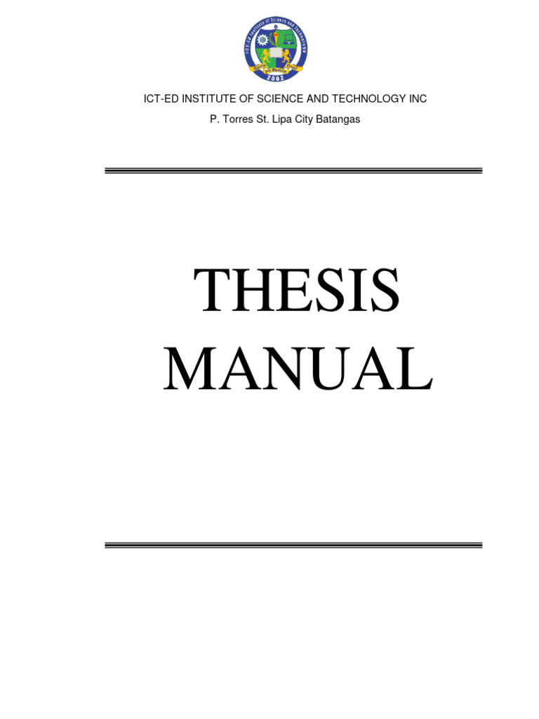 knruhs thesis guidelines pdf