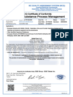 Hazardous Substance Process Management: IECQ Certificate of Conformity