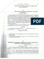 Forms - Discovery of particular or speciifc documents[3]