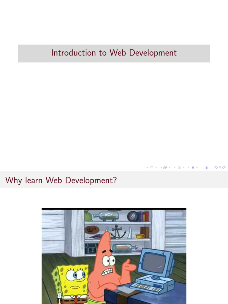 Basics Web Development | PDF