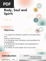 Philosophy - Body, Soul and Spirit