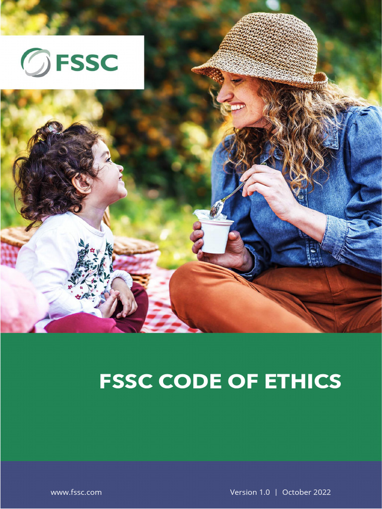 FSSC Code of Ethics Overview 2022 | PDF