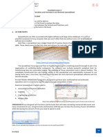 Lesson 4 Functions and Formulas in An Electronic Spreadsheet