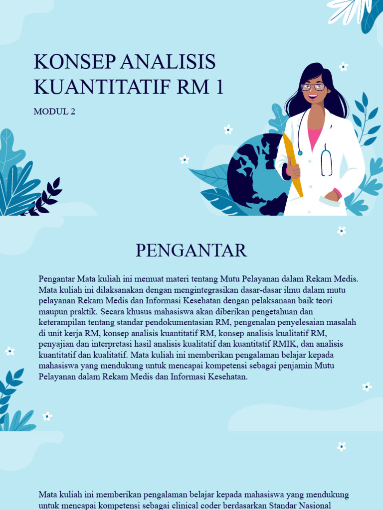 Konsep Analisis Kuantitatif RM 1 Modul 2 | PDF | Pengembangan Diri ...