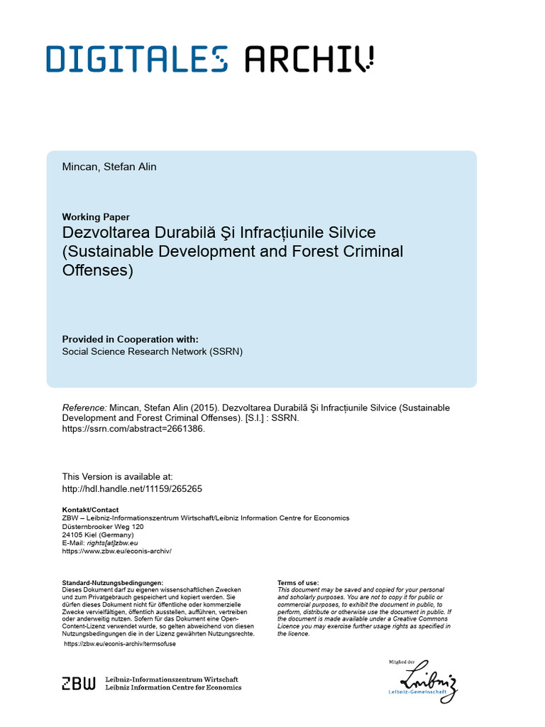 Infractiuni Silvice | PDF