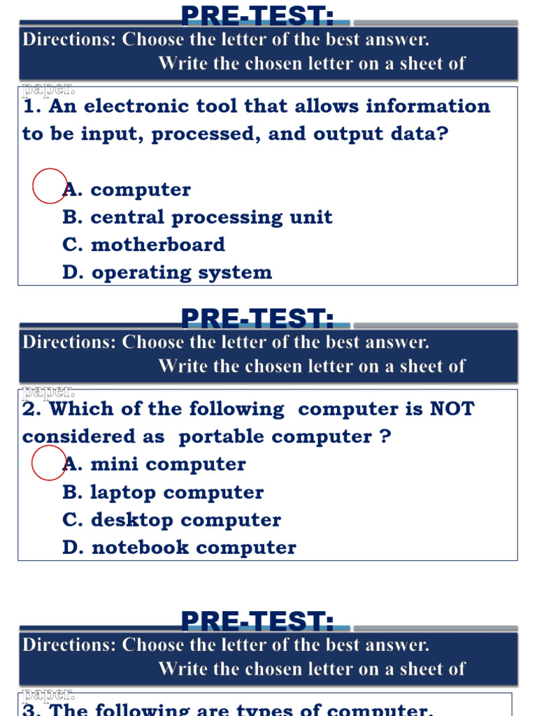 Module 2 Lesson 1&2 Types & Parts of Computer | Download Free PDF ...