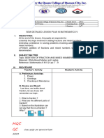 Lesson Plan Addittion of Fraction