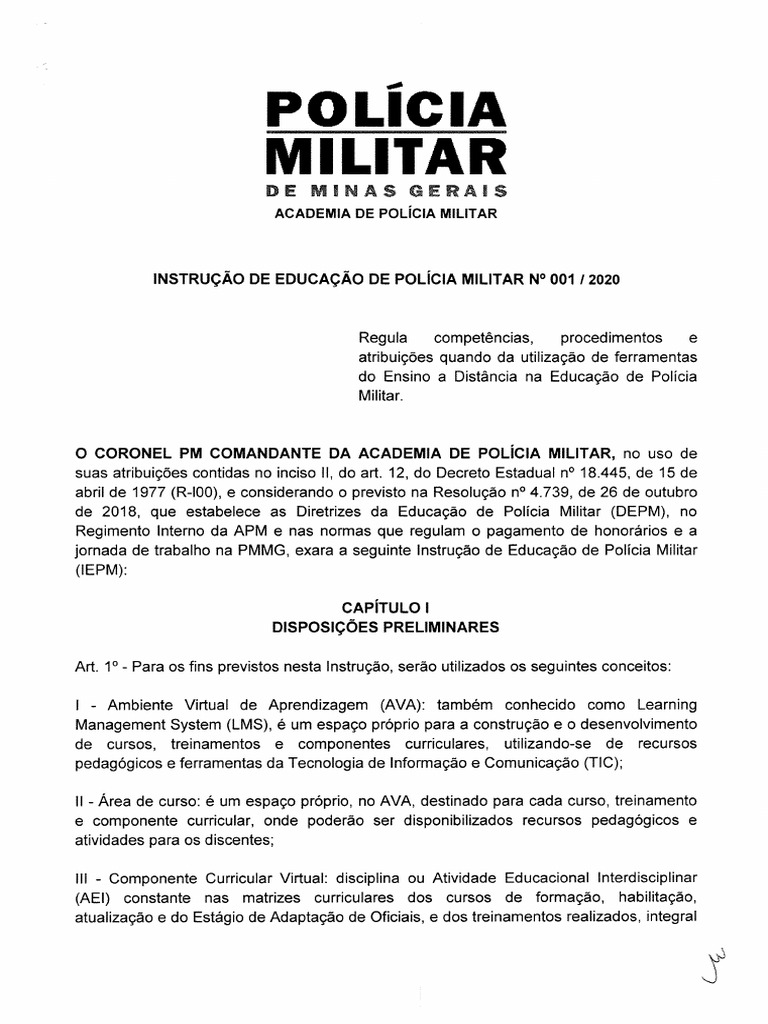 Iepm 001 - 2020 | PDF