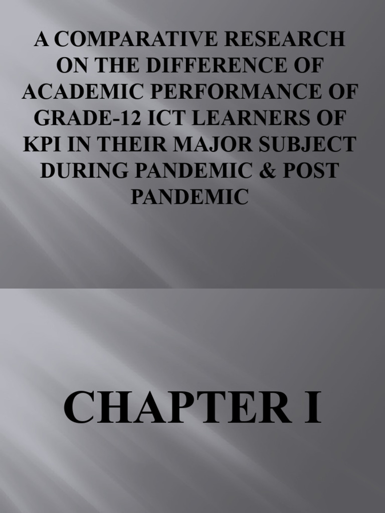 A Comparative Research On The Difference of Academic PDF